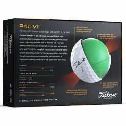 Titleist Pro V1 2023 Golf Balls -Golf Gloves Sales prov1 white packaging back