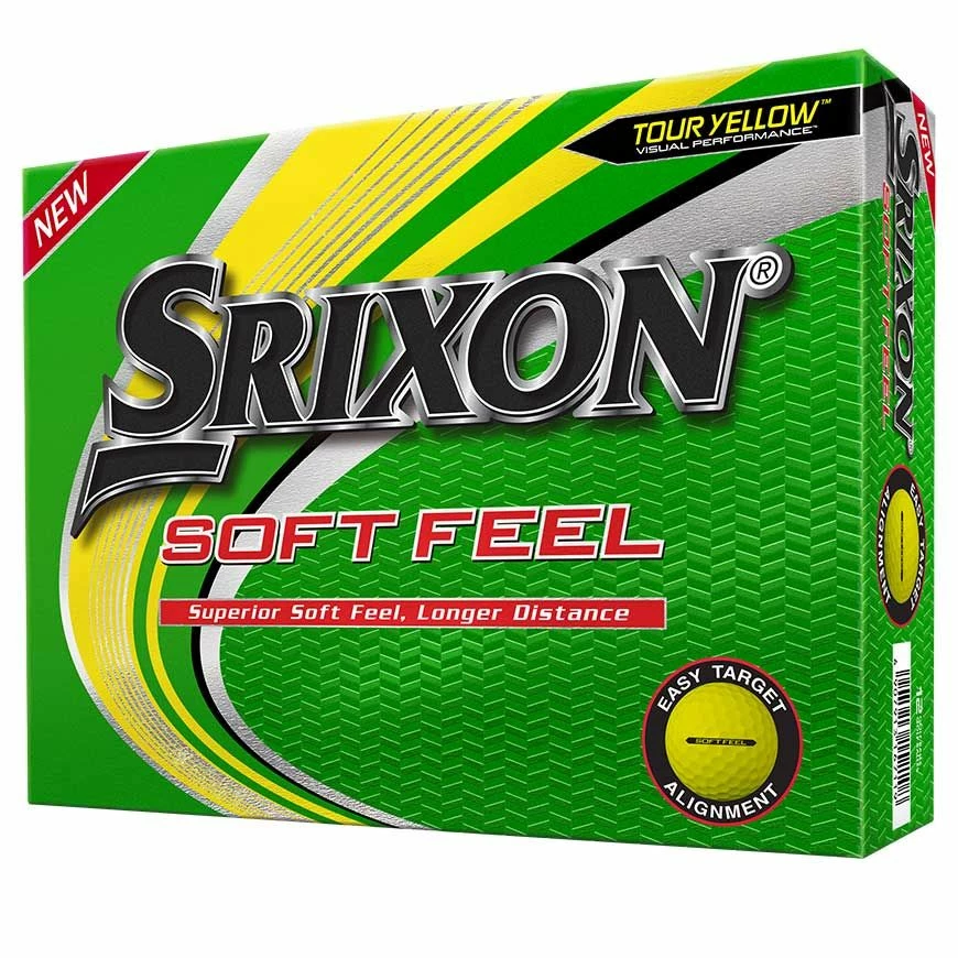 Srixon Soft Feel Tour Yellow Golf Balls 3 Srixon Soft Feel Tour Yellow Golf Balls