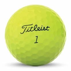 Titleist Tour Speed 2022 Yellow Golf Balls -Golf Gloves Sales titleist tour speed yellow golf balls t4152s logo