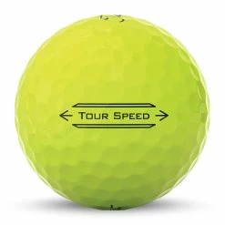 Titleist Tour Speed 2022 Yellow Golf Balls -Golf Gloves Sales titleist tour speed yellow golf balls t4152s side