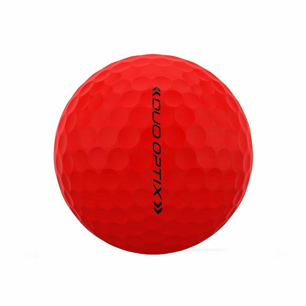 Wilson Staff Duo Optix Red Golf Balls 6 Wilson Staff Duo Optix Red Golf Balls - Image 4